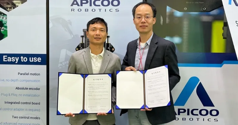 Apicoo signing MoU with Zio Robot