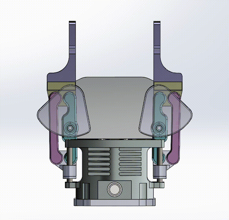 SusGrip hybrid linkage mechanism diagram